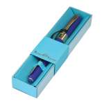 Ручка BRUNO VISCONTI "Monaco"  в футляре шариковая 0.5 мм, синяя (сине-фиолетовый корпус, голубая ко   /20-0125/137         *307001