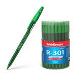 Ручка шар. ERICH KRAUSE "R-301" Original Stick 0,7мм, зелен., в тубусе   /46775               *303749