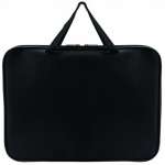 Папка д/художника А2 ПЧЁЛКА матерч., с ручкой,черная   /ПДМ-5               *177069