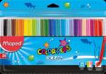 Фломастеры  24 цв. MAPED "Color Peps Ocean" супер смываемые   /845722              *135780