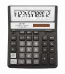 Калькулятор настол. 12 р. SKAINER дв.питание, дв.память, черный  SK-777BK   /SK-777XBK           *102915