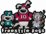 Магниты  Freestyle Dogs из наборной резины                         /27225     *54979