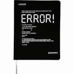 Дневник элит.переплет иск.кожа  deVENTE шелкография, гиб. облож. "ERROR!"   /2022212             *336217