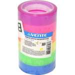 Клейкая лента канц. 12*10 м deVENTE неон 45мкм, 6шт   /4162800             *181324