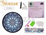 Мозаика алмазная 24*24 TUKZAR "Узор" по номерам, на подрамнике, круглая   /TZ 8934             *314175