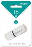 Флеш-накопитель 16 ГБ USB Smart Buy Paean White   /SB16GBPN-W          *132509