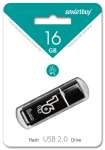 Флеш-накопитель 16 ГБ USB Smart Buy Glossy series Black   /SB16GBGS-K          *91810