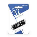 Флеш-накопитель 32 ГБ USB Smart Buy Glossy series Black   /SB32GBGS-K          *302907