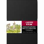 Скетчбук А5  40л deVENTE "ART. Black"  перевертыш, 160г/м   /2134325             *364194
