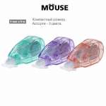 Корректор ленточный HATBER "MOUSE" 5мм*6м, ассорти   /CT_089174           *368188
