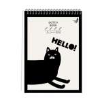 Скетчбук А5 50л тв.обл. спир. Эксмо "SKETCHBOOK. Hello!" блок 120г/м   /ТСМ5504872          *331776