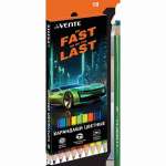 Карандаши 18 цв deVENTE "Fast Or Last" 2М, к/к   /5023537             *368004