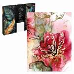 Картина по номерам 30*40 ФЕНИКС с поталью "Красный цветок" на подрамнике   /67966               *363715