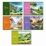 Альбом для рис. А4 32л карт.мел. SVETOCH "Краски лета" 100 г/м2   /01707               *369283