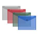 Папка-конверт на кн. В5  ERICH KRAUSE Glossy Classic 0,16 мм, полупрозр. асс.   /50291               *309418