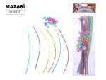 Проволока синельная Mazari  + помпоны   /M-20103             *371879