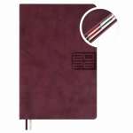 Ежедневник 2026г А5 176л иск.кожа ФЕНИКС Escalada "Тиволи глосс бордовый"   /70241               *371393