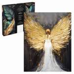 Картина по номерам 40*50 ФЕНИКС с поталью "Девушка с крыльями" на подрамнике   /67983               *371408