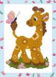 Мозаика алмазная 14*19 ФРЕЯ "Жирафик"   /ALVS-004            *363475