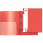 Папка скоросшиватель с карм. deVENTE Daily факт."песок" красная   /3111705             *325246