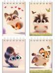 Блокнот  А7  на спир. 40л Проф-Пресс "Милые животные" асс.   /Б40-9332            *371951