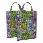 Папка д/тетрадей А4 ERICH KRAUSE молния сверху,вертик.,матерч., "Purple Python", сиреневая   /49056               *313934