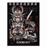 Блокнот  А7  на спир. 40л ФЕНИКС "Роботы", кл.   /68175               *364916