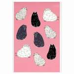 Блокнот  А6  на скобе 40л ФЕНИКС "Котики" кл.   /70049               *369312