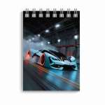 Блокнот  А7  на спир. 40л ФЕНИКС "Спорткар", кл.   /73413               *372312