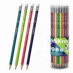 Карандаш HB ERICH KRAUSE "JOYR Reef" пластик, кругл., с/л асс.   /62768               *372785