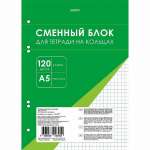 Сменный блок А5 кл. 120л ЭКСМО "В клетку"   /СБК1205166          *372484