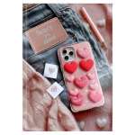 Анкета для друзей А5 128л 7БЦ ФЕНИКС "Телефон с сердечками" фольга   /72285               *373263