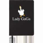 Зап. книжка А5  80л deVENTE "Lady GaGa" кл., иск.кожа, шелкография   /2251562             *373648