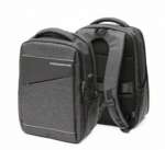 Рюкзак большой Planettrading 45*32*19см., 2отд, 3карм, отделка иск.кожа, черный/серый   /BP44002             *336610