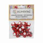 Декоративный элементы Blumentag "Божья коровка красная" 1,5см  24шт/уп   /WLBF-01             *348851