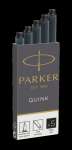 Картридж для перьевой ручки PARKER "Cartridge Quink" 5 шт., 1,3 мл чернил, черный   /1950382             *145018