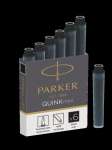 Картридж для перьевой ручки PARKER "Cartridge Quink mini" 0,5 мл чернил, 6 шт., смывающ., черный   /1950407             *153079