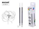 Стержень гел. 130 мм Mazari 0.5, игольчатый черн.   /M-7943-71           *303485