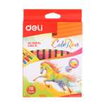 Пастель масл. 18 цв. Deli "Colorun" в карт.уп.   /EC20210             *166348