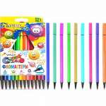 Фломастеры  12 цв. deVENTE "Trio" трехгран.корп, вент., к/к   /5081918             *319762