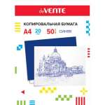 Бумага копировальная deVENTE в папках  50л, синяя   /2041300             *228899