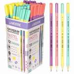 Карандаш HB deVENTE "Pastel" трехгран., асс.   /5032902             *306476