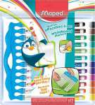 Набор маркеров для досок 12 цв. Maped Peps Innovation в пласт.футляре на молнии   /741845              *151835