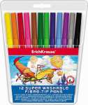 Фломастеры  12 цв. ERICH KRAUSE ArtBerry Superwashable (легко отстирываемые), цвет.колпачок   /33050               *101589