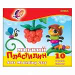 Пластилин  10 цв Луч "Кроха" мягкий, 165 г   /12С 875-08          *136249