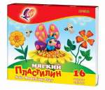 Пластилин  16 цв Луч "Кроха" мягкий, 264 г   /28С 1646-08         *177892