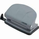 Дырокол  10 лист. пласт. deVENTE "Liquid Metal" серый   /4020319             *338995