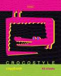 Тетрадь  48л кл. HATBER "CrocoStyle" тисн.Croco, 5 диз.   /48Т5тВ1             *326826