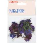Наклейки deVENTE "Violet flowers" от 2*6см до 5*6см, ПВХ, 20 диз. асс   /8002223             *343567