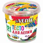 Масса для лепки deVENTE12 цв.  360г в пласт. ведре   /8042006             *327238